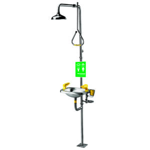 Select Series SE-623 Combination Stainless Steel Emergency Shower