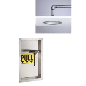 Lifesaver SE-237 Ceiling Mounted Horizontal Emergency Shower
