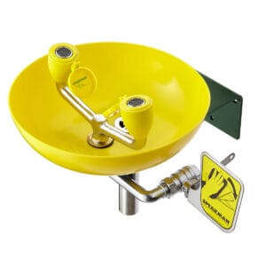 Plastic Wall Eyewash w TMV