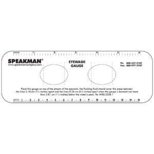 SE-952 Plastic Eyewash Gauge