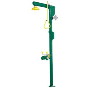 SE-7001 Heat Traced Combination Emergency Shower and Eye/face Wash with Top Supply