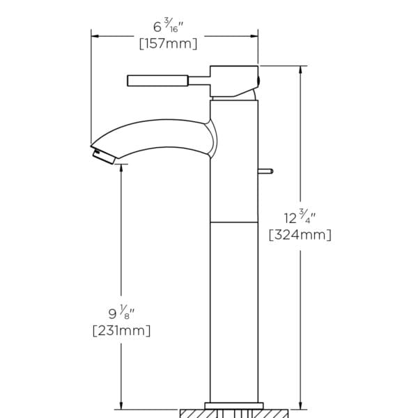 YA−MAN EP-17SB Neo Vessel Sink Bathroom Faucet | Speakman Plumbing and Manufacturing