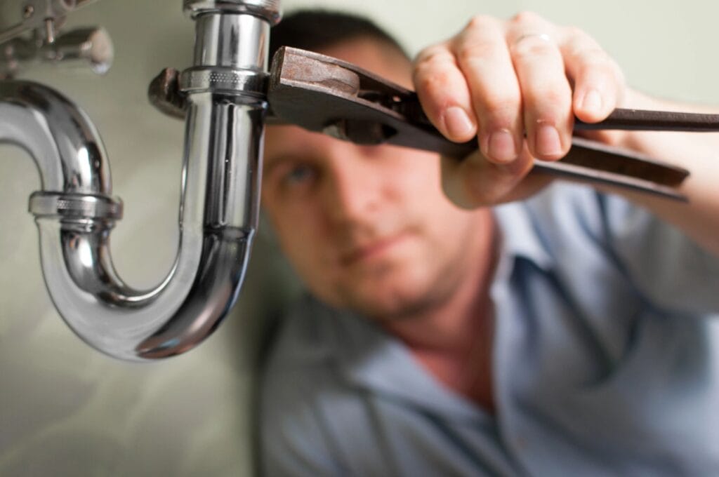 plumber working